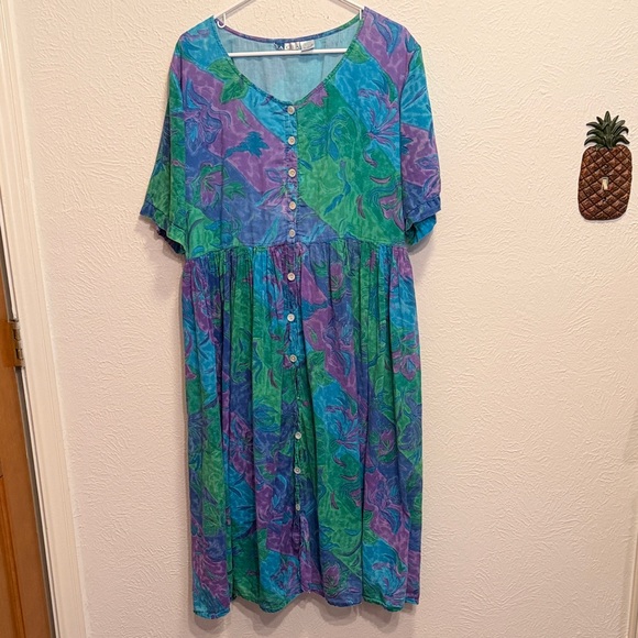 la cera Dresses & Skirts - ☔️☔️☔️BOGOHO☔️☔️☔️Colorful Women's Dress-2-XL